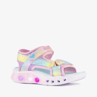 Afbeelding van Skechers Flutter Hearts Sandalen Light pink/multicoloured voor kinderen, Maat: 29, pink/multi coloured Polyester