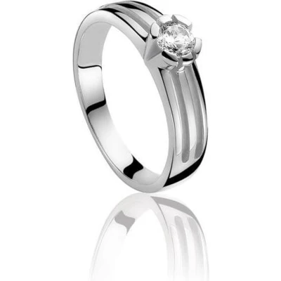 Afbeelding van Zinzi Zilveren Ring Zirkonia Maat 56 (ZIR403 56)