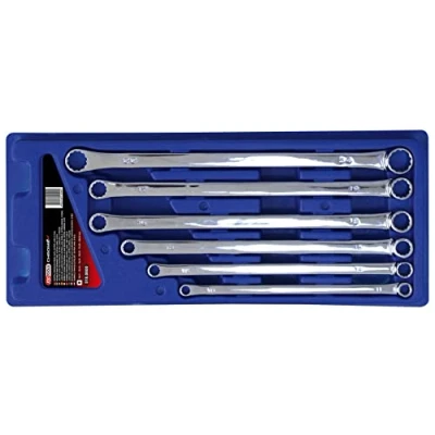 Afbeelding van KS Tools, Spanner, CHROMEplus dubbele ringsleutelset. XL. 6 stuks. (10 mm)