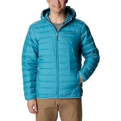 Afbeelding van Columbia Lake 22™ Down Hooded Jacket Gewatteerde Donsjas met Capuchon Heren Maat S Lichtblauw