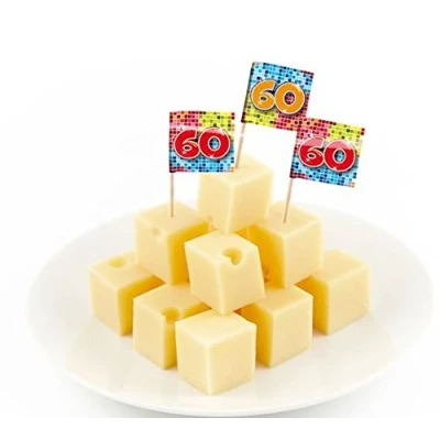 Afbeelding van Prikkers Birthday Blocks 60 jaar 24 stuks