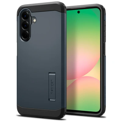 Afbeelding van Spigen Tough Armor Case Compatibel met Samsung Galaxy A56 5G hoesje Metal Slate