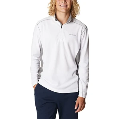 Afbeelding van Trui Columbia Men Klamath Range II Half Zip White City Grey S
