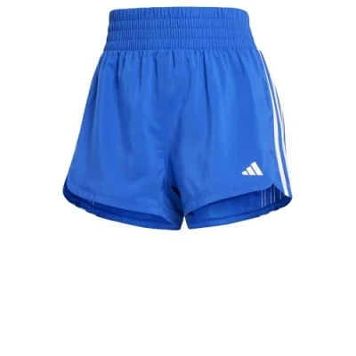 Afbeelding van adidas Pacer Training 3 strepen geweven hoge taille kort, XS 5 inch