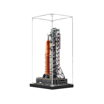 Afbeelding van TRUSTFAR Acryl stofdichte vitrine ontworpen voor Lego 10341 Space Launch System Building Block Model, Opbergdoos, Transparante Doos, Display Box Compatibel met 10341. (geen model) (3 mm)