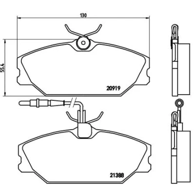 Afbeelding van Brembo Remblokset P 68 014