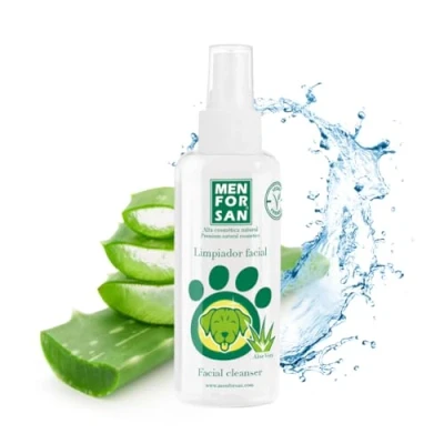Afbeelding van MENFORSAN Gezichtsreiniger voor honden met biologisch gekweekte Aloë Vera, 60 ml