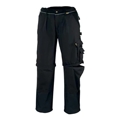 Afbeelding van teXXor 2 in 1 werkbroek Canvas 320 met Cordura, 20 008358 62, zwart (zwart), 62