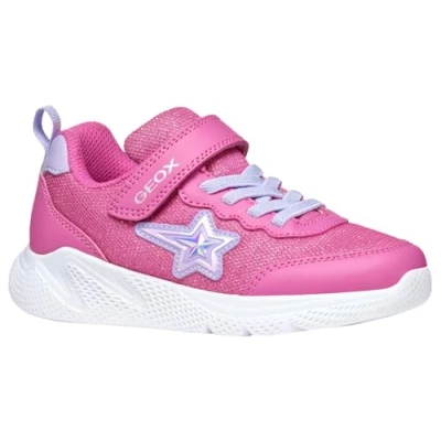 Afbeelding van Geox Sprintye Babyschoenen voor kinderen, Maat: 32, Fuchsia lilac Textiel/ synthetisch