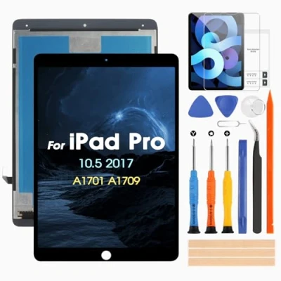 Afbeelding van ARSSLY voor iPad Pro 10,5 inch lcd display, scherm 10.5 2017 A1701 A1709 vervanging touchscreen digitale montage met reparatieset (zwart)