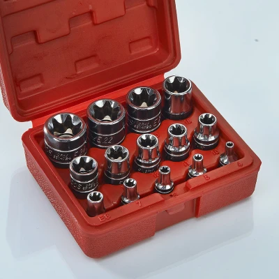 Afbeelding van Smoos Uitwendige Torx Doppenset 14 delig, Extra Compact