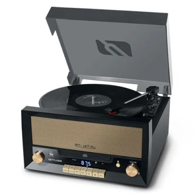 Afbeelding van Muse MT 110B Muziekcenter met platenspeler, FM radio, CD en bluetooth