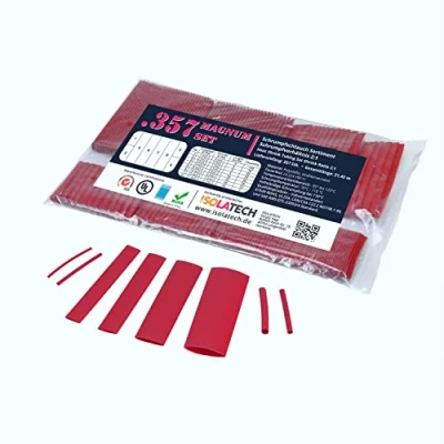 Afbeelding van ISOLATECH ISO PROFI®, 357 delige set krimpkousen, assortiment in zak, rood, 2:1