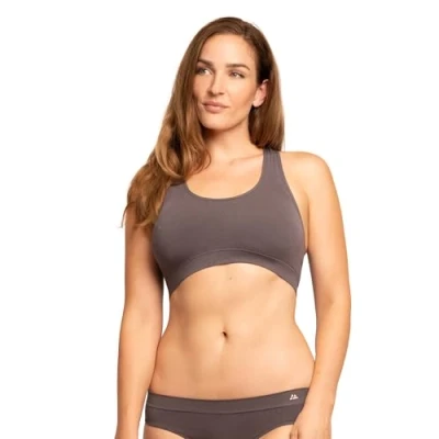 Afbeelding van DANISH ENDURANCE Bralette van Bamboe Cellulose voor Dames Donkergrijs XS/S