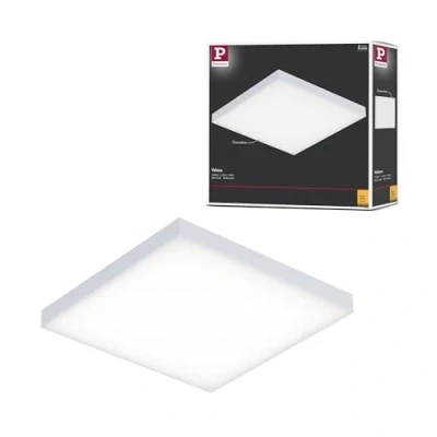 Afbeelding van Paulmann 79816 LED paneel Velora vierkant incl. 1x13 watt plafondlamp wit mat lichtpaneel metaal plafondverlichting 3000 K