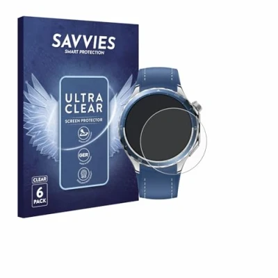 Afbeelding van Savvies Screenprotector voor Oppo Watch X2 Folie Beschermfolie transparant (6 Stuks)