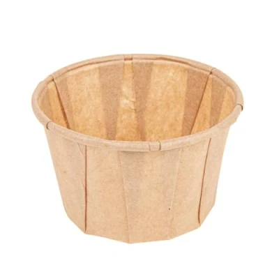 Afbeelding van Souffle Saus Cup Papier 2oz 60cc Bruin