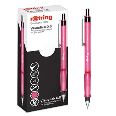Afbeelding van Vulpotlood rOtring Visuclick 2B 0.5mm roze