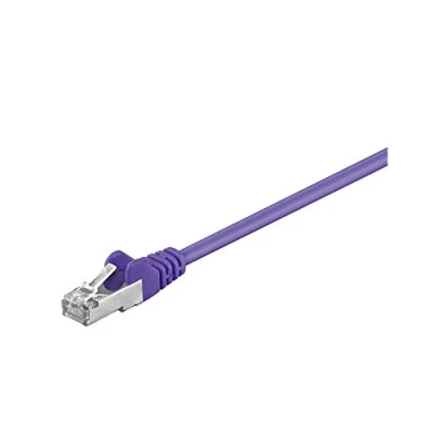 Afbeelding van Goobay CAT 5e Patch Cable, SF/UTP, violet 1.5 m