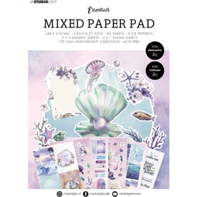 Afbeelding van Mixed Paper Pad Underwater World Essentials nr.24