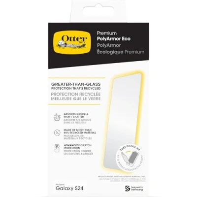 Afbeelding van Otterbox PolyArmor Premium Screenprotector (glas) Galaxy S24 1 stuk(s) 77 94681