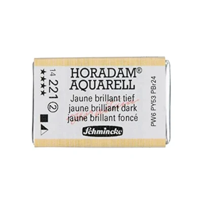 Afbeelding van Schmincke : Horadam Watercolour Paint Full Pan Jaune Brilliant Dark