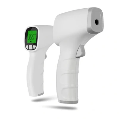 Afbeelding van Pulox JPD FR202 infrarood koortsthermometer Voorhoofd en oppervlaktemeting bij baby&#039;s volwassenen LCD display, koortsalarm geheugenherinnering