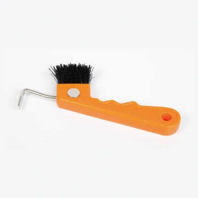 Afbeelding van Harry&#039;s Horse Hoevenkrabber/borstel magneet One Size Oranje