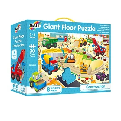 Afbeelding van Galt Toys, Giant Floor Puzzle Construction Site, Puzzles for Kids, Ages 3 Years Plus