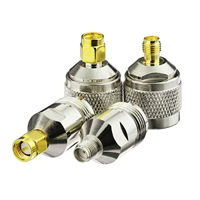 Afbeelding van Eightwood SMA 4G antenne Adapterset naar N Type 4 typen voor CB Radio Wifi Draadloos Router WLAN Lan