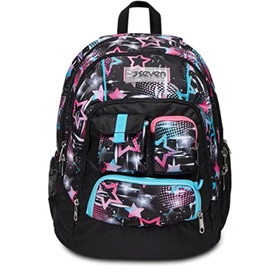 Afbeelding van Seven 200102413 899 rugzak School Meerkleurig Polyester