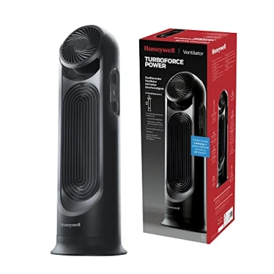 Afbeelding van Honeywell HYF500E4 Torenventilator 58 W (Ø x h) 30 cm 800 mm Zwart