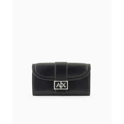 Afbeelding van Armani Exchange Portafoglio Portemonnee, Dames, Maat: One Size, Nero
