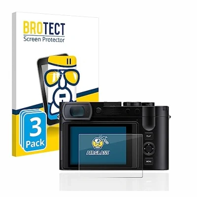 Afbeelding van BROTECT Screenprotector voor Leica Q3 Folie Beschermfolie Beschermglas transparant (3 Stuks)