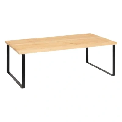 Afbeelding van 5Five Keuken/aanrecht rekje metaal/bamboe hout 50 x 30 18 cm keuken organizer naturel/zwart verhoger