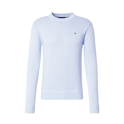 Afbeelding van Tommy Hilfiger Chunky C NECK Trui, Heren, Maat: XS, Breezy blue mouline