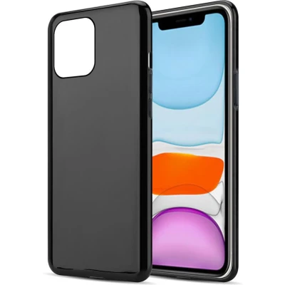 Afbeelding van Cadorabo Hoesje geschikt voor Apple iPhone 12 MINI in ZWART Beschermhoes Cover gemaakt van TPU Silicone Case