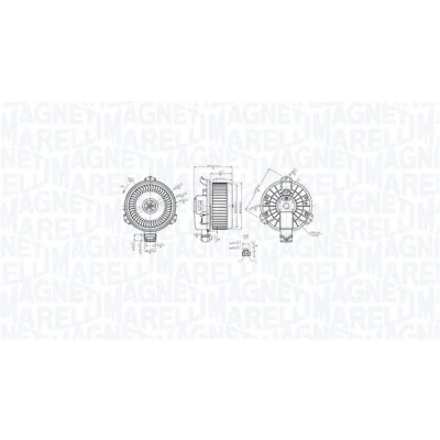 Afbeelding van Magneti Marelli Kachelventilator 069412762010