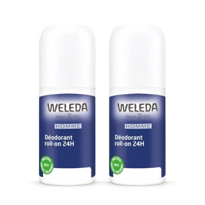 Afbeelding van Weleda Men&#039;s Roll on Deodorant 24H Set van 2 x 50 ml
