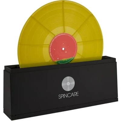 Afbeelding van Vinyl Platenreiniger door SPINCARE Reinigingsmachine Inclusief 10 LP Droogrek, Reinigingsoplossing En Microvezeldoeken Compatibel met 7&quot; 10&quot;/ 12&quot; Platen Reinigt 500 Platen!