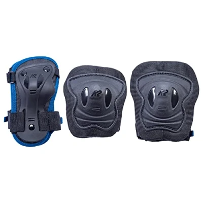 Afbeelding van K2 Raider Pro skate beschermers set junior Zwart maat XS (6 8 jaar)