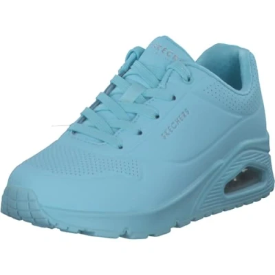 Afbeelding van Skechers Sport UNO Sneakers laag, Dames, Maat: 39.5, Light blue durabuck Leer/ synthetisch
