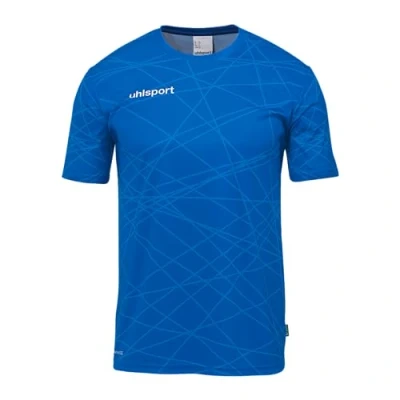 Afbeelding van uhlsport Prediction Shirt korte mouwen sport T shirt, voetbalshirt voor keeper en spelers keepersshirt kinderen volwassenen