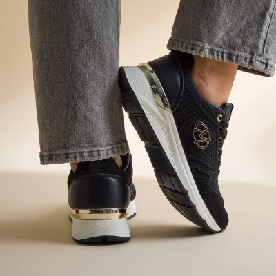 Afbeelding van Mexx Rox Orlando Sneaker Black Dames Maat 39