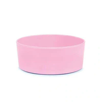 Afbeelding van Record Simply Mine voerbak voor honden en katten van melamine antislip afmetingen: Ø 21 cm inhoud 2,1 l effen roze