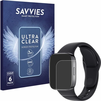 Afbeelding van Savvies (6 Stuks) Schermbeschermer voor Xiaomi Redmi Watch 3 Screen Protector Ultra Transparant