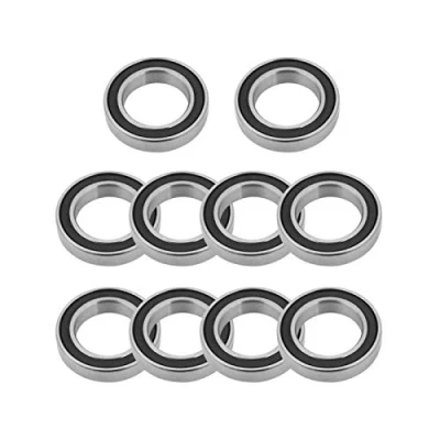 Afbeelding van Akozon 6802 2RS Groefkogellagers, kogellagers, 10 stuks, rubber, verzegeld groefkogellagers 15 mm, 24 5 dun afgedichte kogellagers voor kleine hobby mm schacht/hengelprojecten