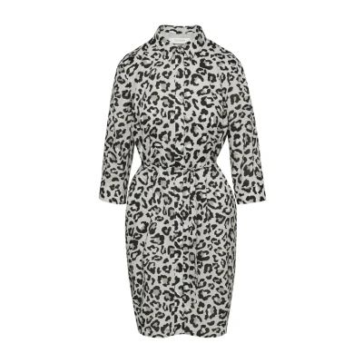 Afbeelding van comma casual identity blousejurk grijs