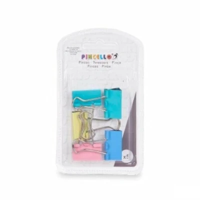 Afbeelding van Klemmen Clip Medium Multicolour Metaal (24 Stuks)