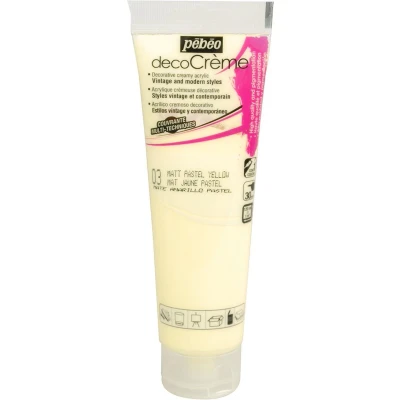 Afbeelding van Verf pastelgeel acryl mat 120 ml Pébéo